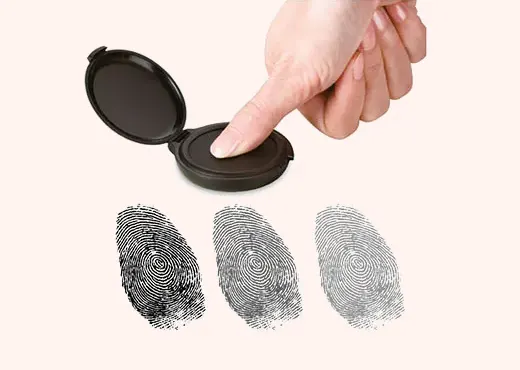 Take your thumb impression